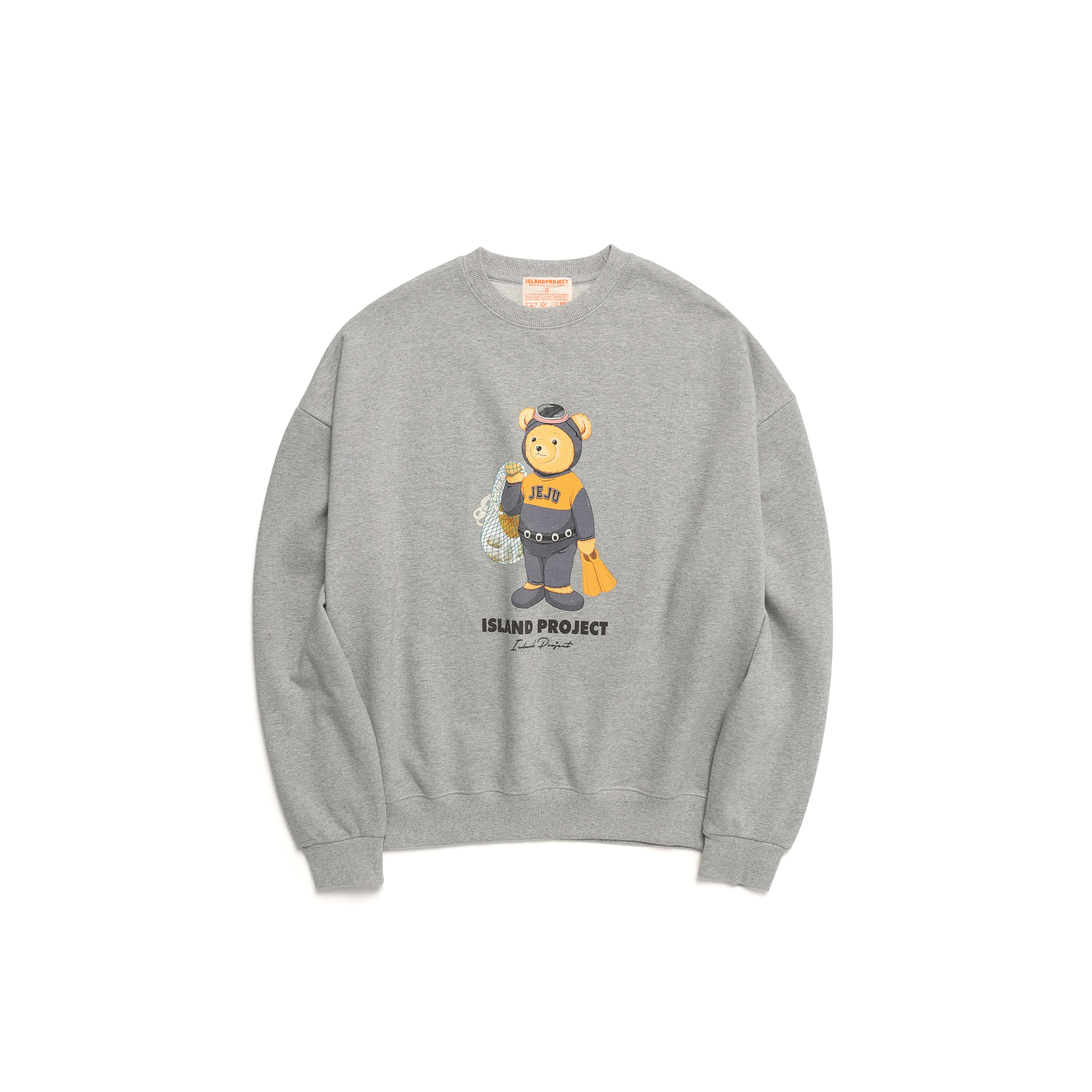 Diver Bear Sweatshirt - Gray
