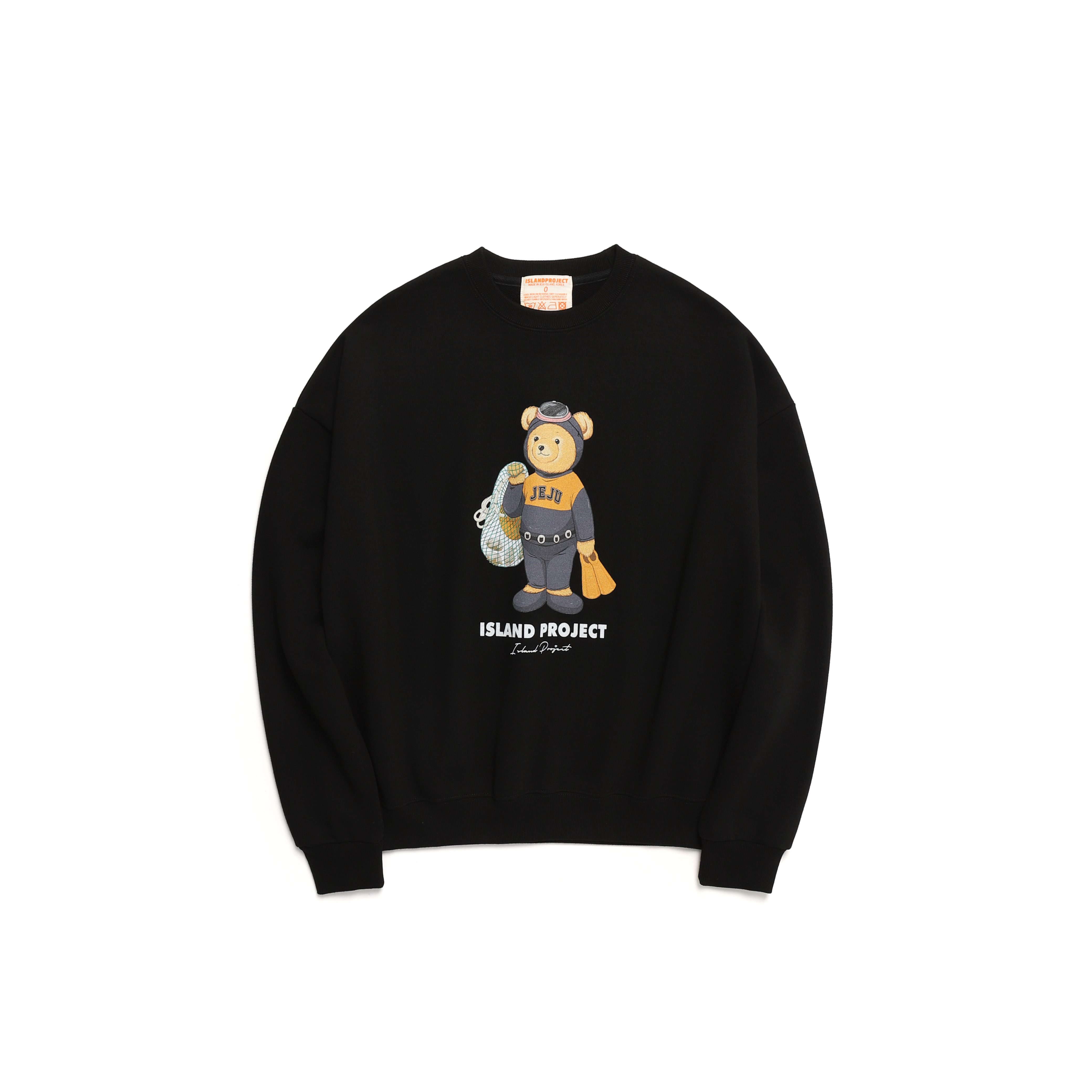 Diver Bear Sweatshirt - Black
