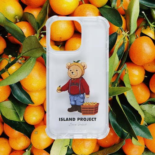 Mandarine Bear Jelly Hard Case (투명)