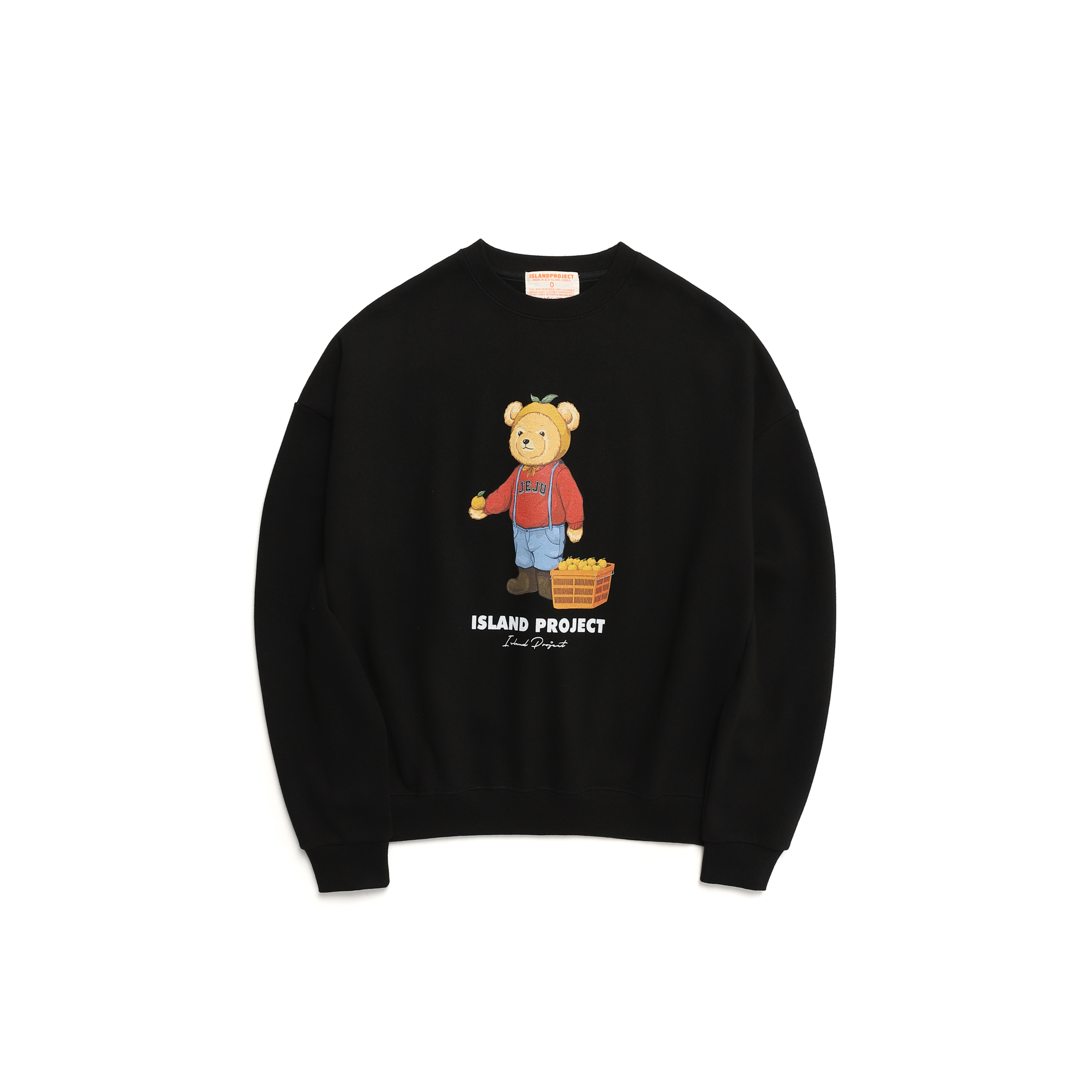 Mandarine Bear Sweatshirt - Black