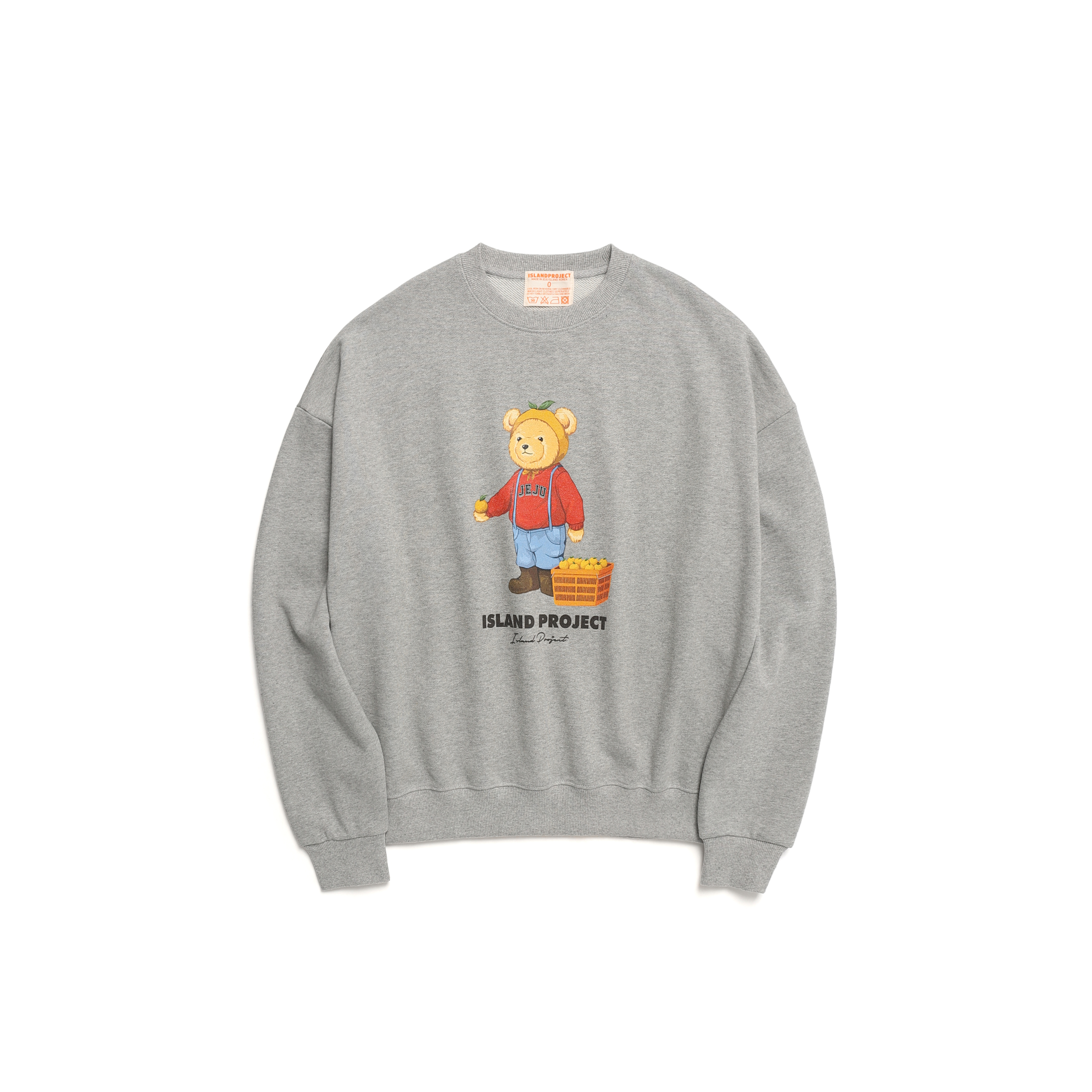 Mandarine Bear Sweatshirt - Gray