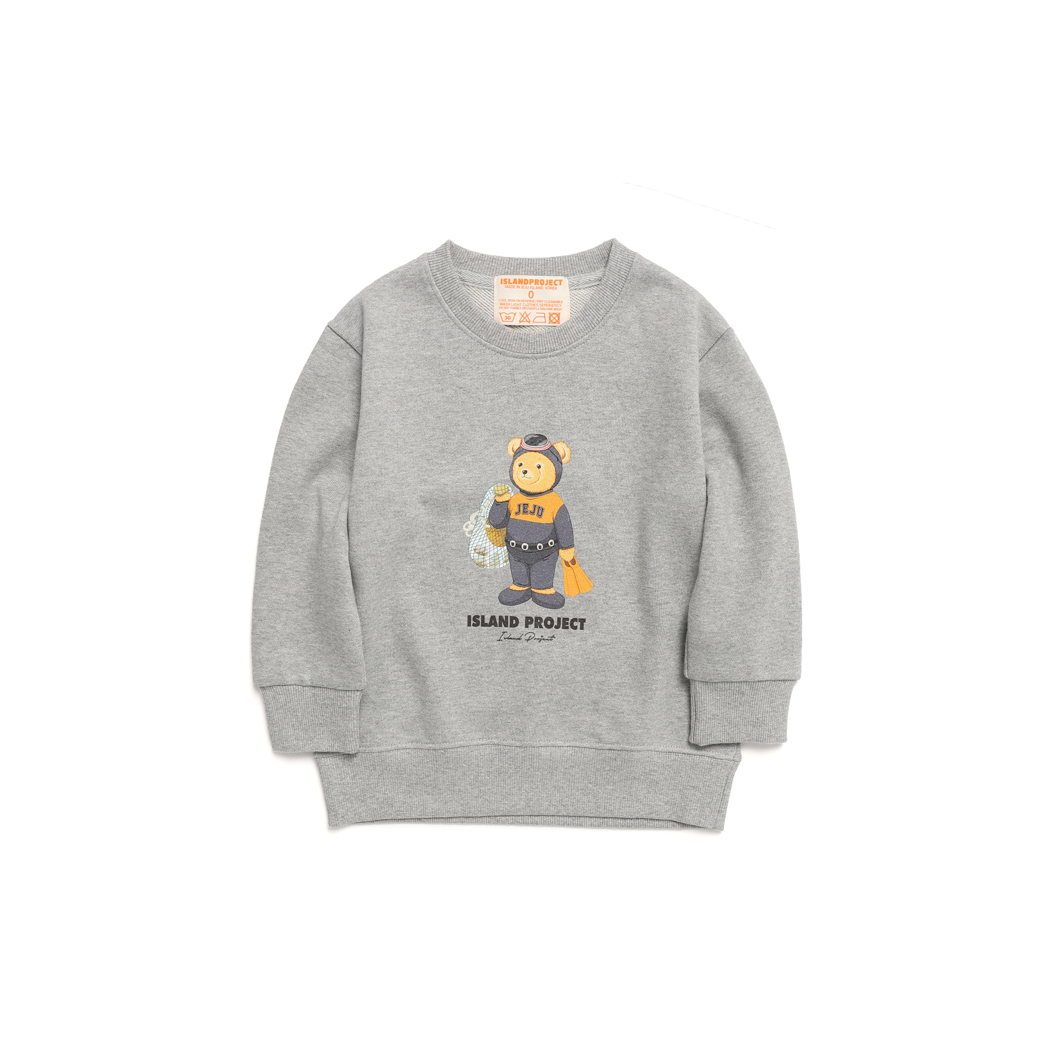 Diver Bear Sweatshirt - Gray (Baby)